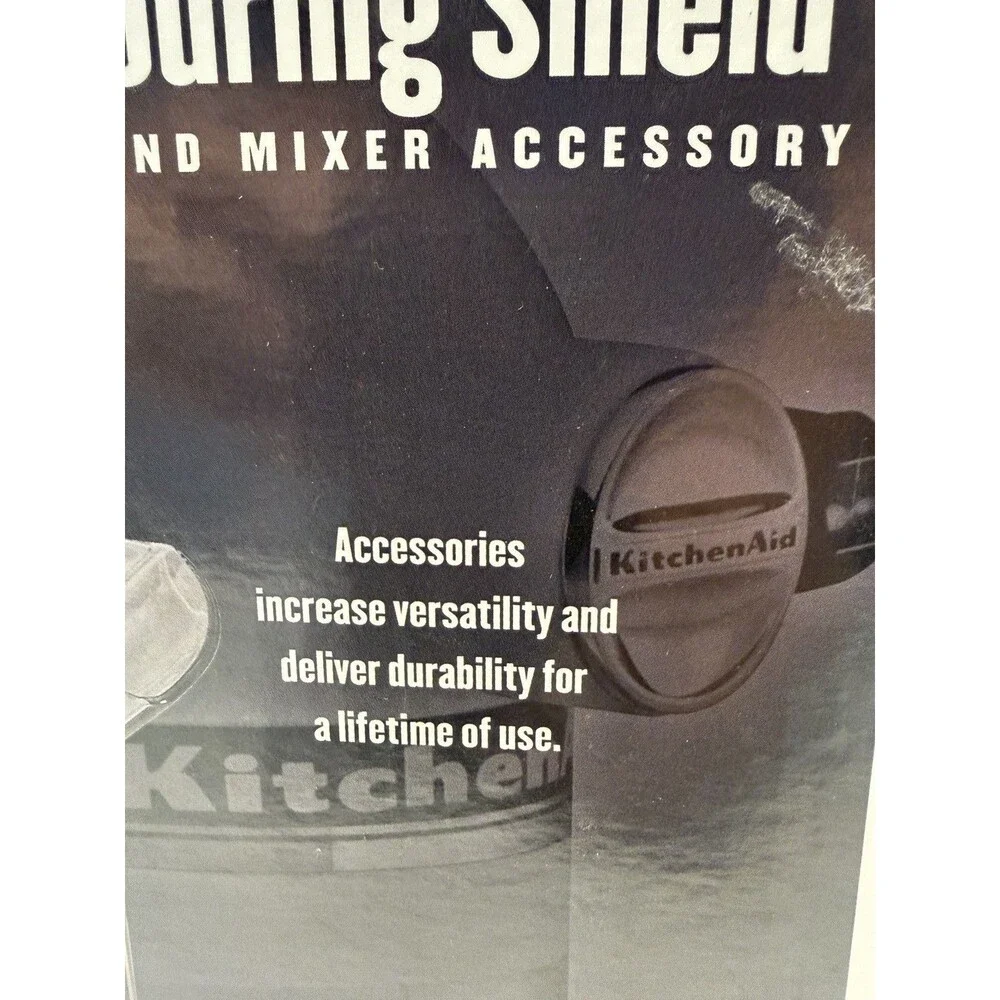 KitchenAid Mixer Bowl Pouring Shield: Model KPS2CL Made in USA  New Open Box